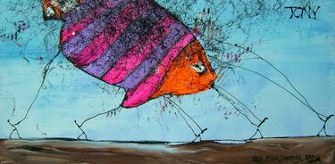 'Big Fish Landing Badly' Best of Tony Wynn ART Prints thumb