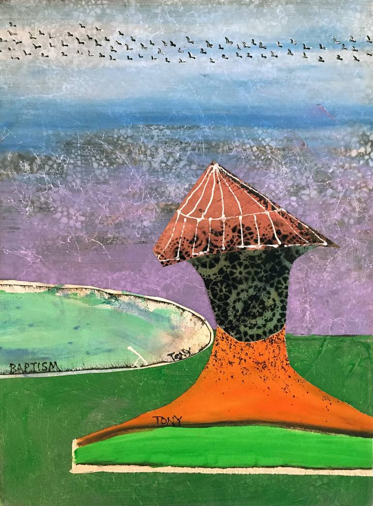 Original Abstract Landscape Painting by Tony Wynn