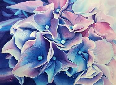 Original Photorealism Floral Paintings by Svetlana Lileeva