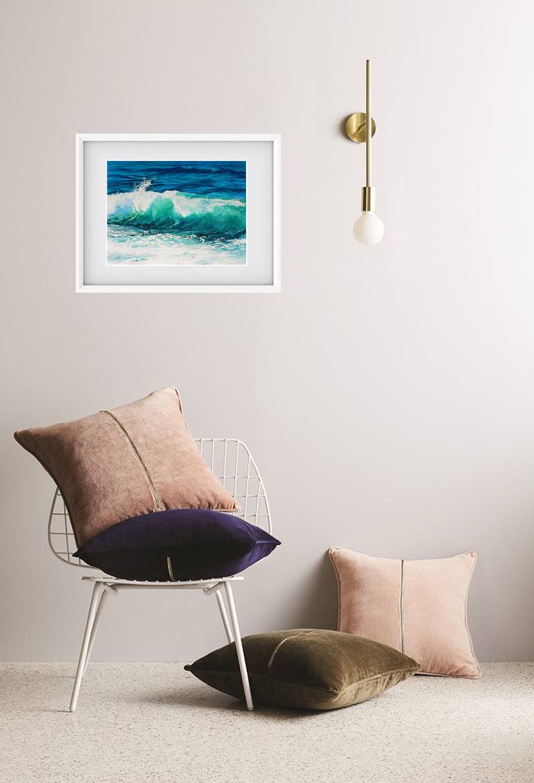 Original Photorealism Seascape Painting by Svetlana Lileeva