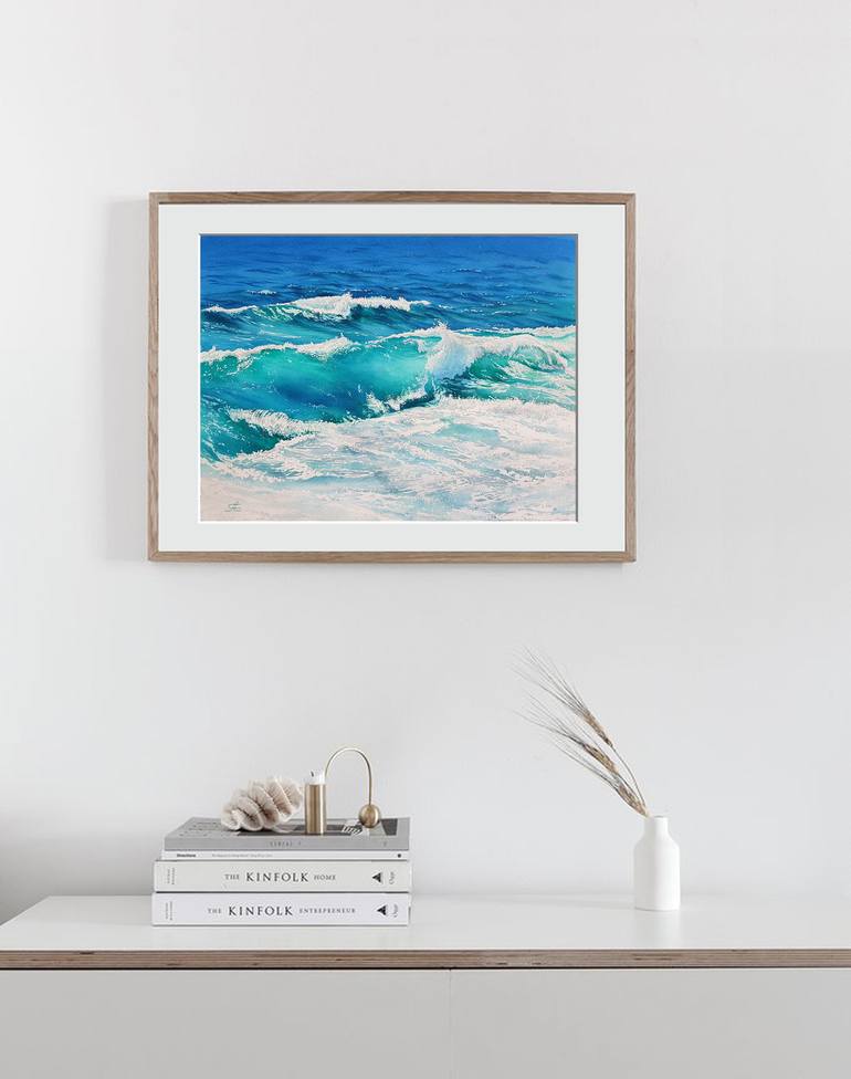 Original Fine Art Seascape Painting by Svetlana Lileeva