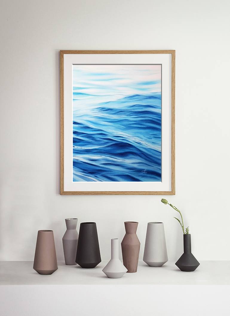 Original Fine Art Seascape Painting by Svetlana Lileeva