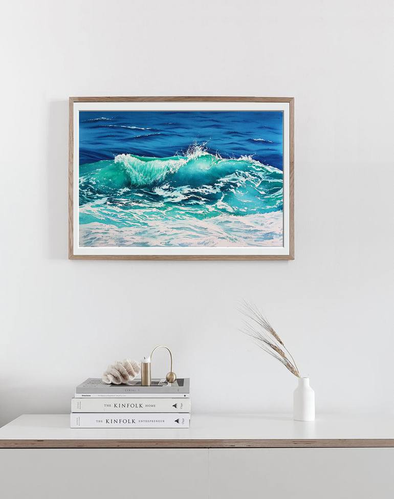 Original Fine Art Seascape Painting by Svetlana Lileeva