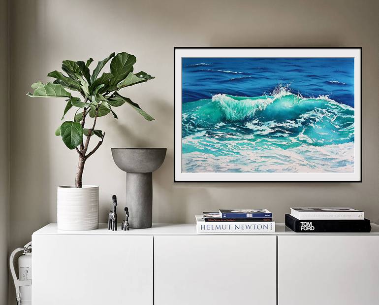 Original Fine Art Seascape Painting by Svetlana Lileeva