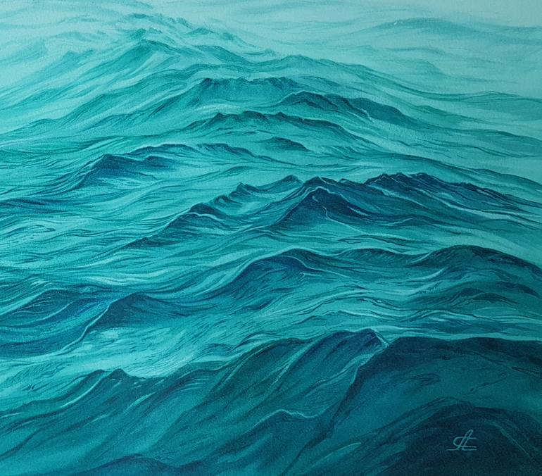 Original Realism Seascape Painting by Svetlana Lileeva