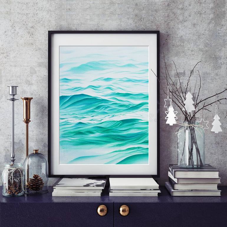 Original Fine Art Seascape Painting by Svetlana Lileeva