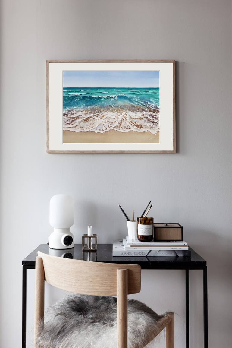 Original Impressionism Beach Painting by Svetlana Lileeva