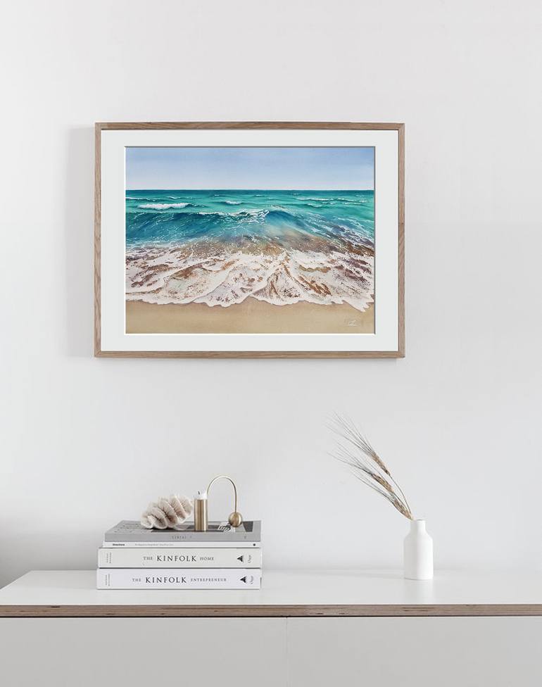 Original Impressionism Beach Painting by Svetlana Lileeva