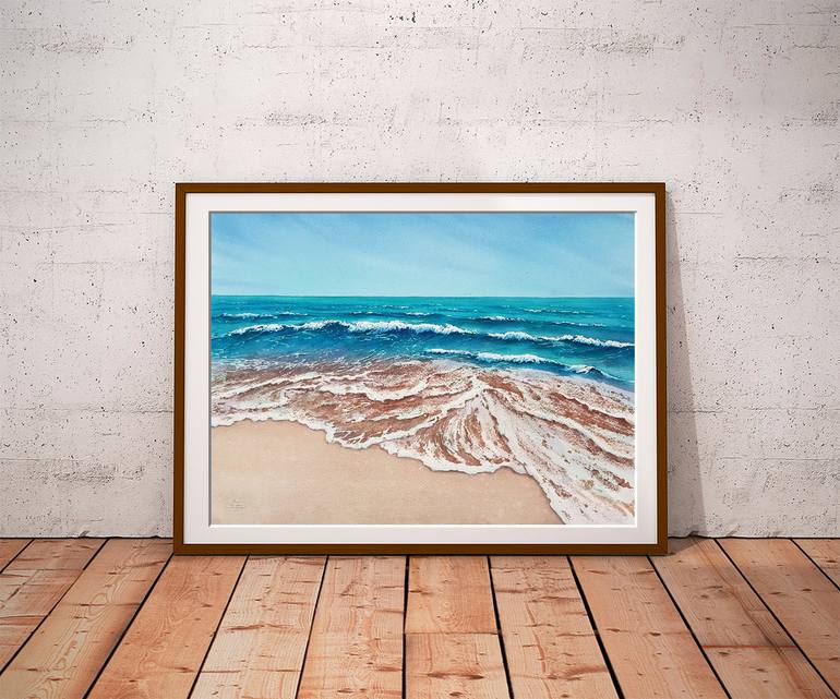 Original Fine Art Beach Painting by Svetlana Lileeva