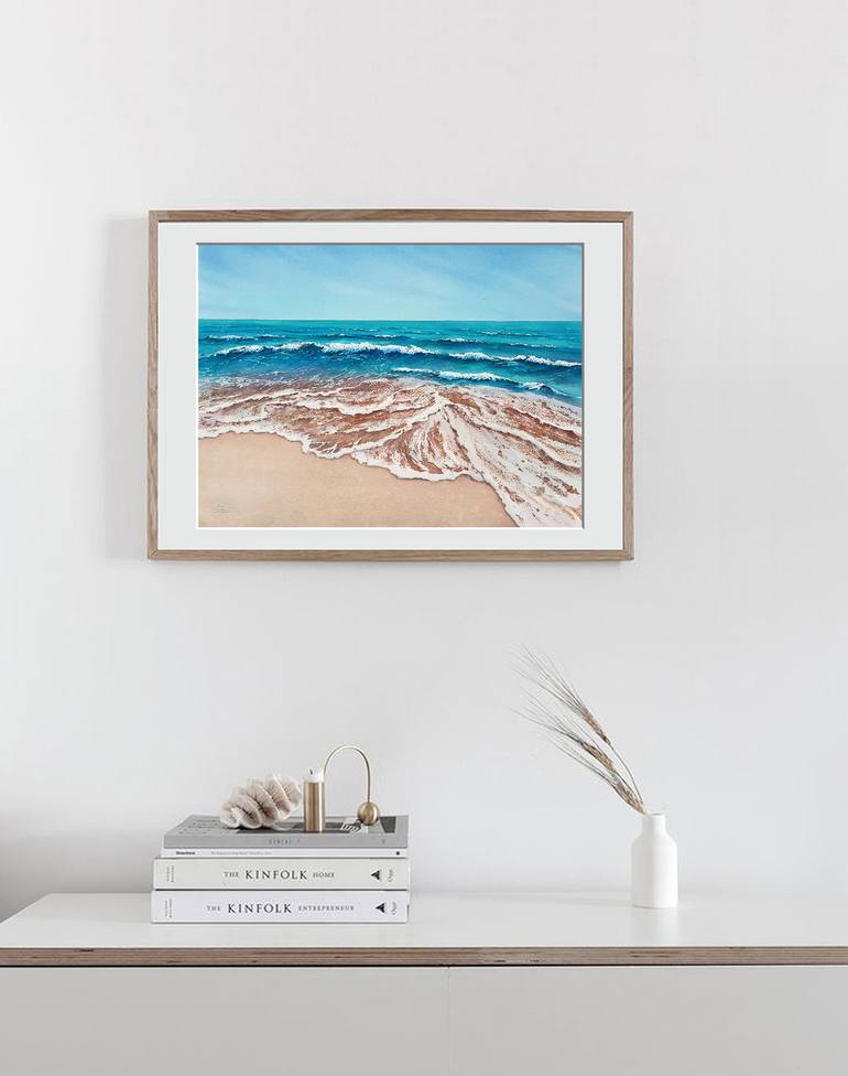 Original Fine Art Beach Painting by Svetlana Lileeva