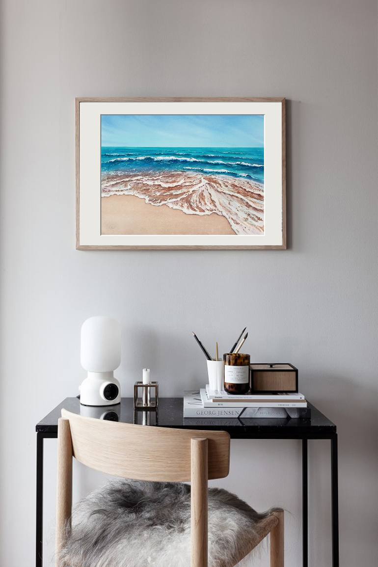 Original Fine Art Beach Painting by Svetlana Lileeva