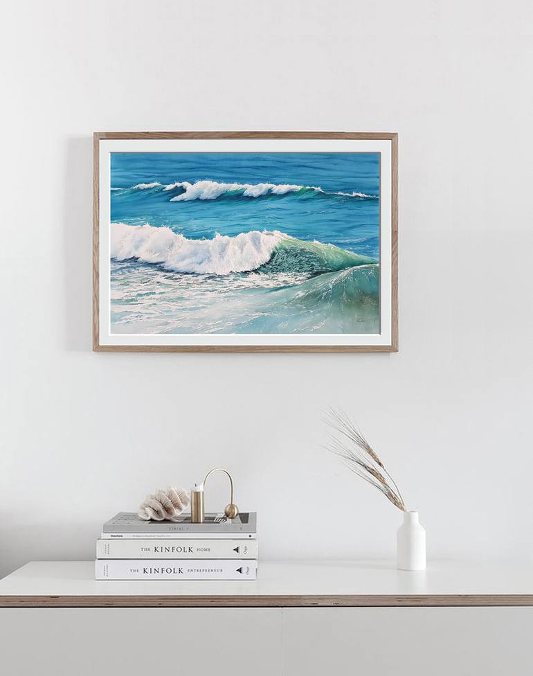 Original Fine Art Seascape Painting by Svetlana Lileeva