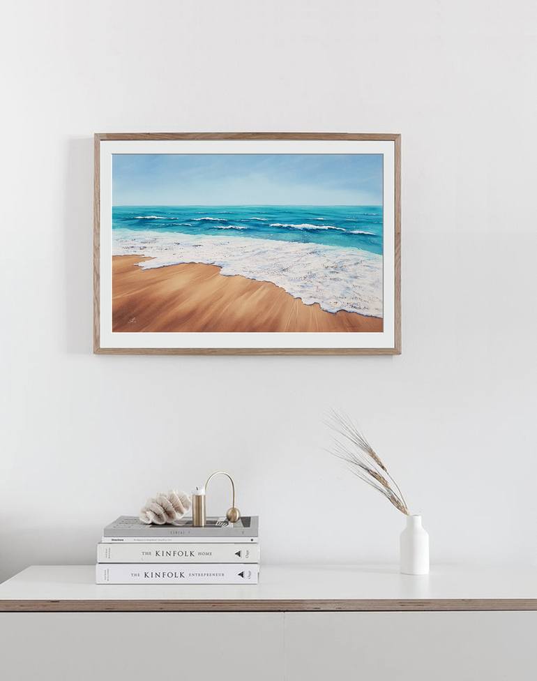 Original Fine Art Beach Painting by Svetlana Lileeva