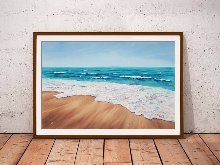 Original Fine Art Beach Painting by Svetlana Lileeva