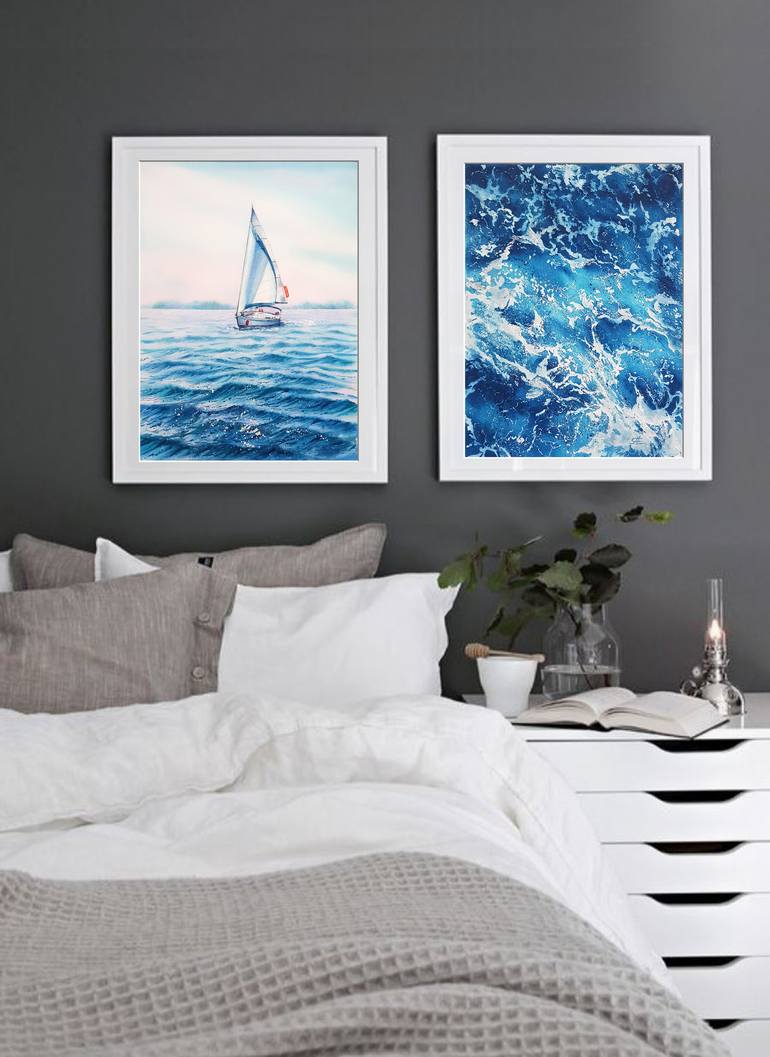 Original Realism Seascape Painting by Svetlana Lileeva