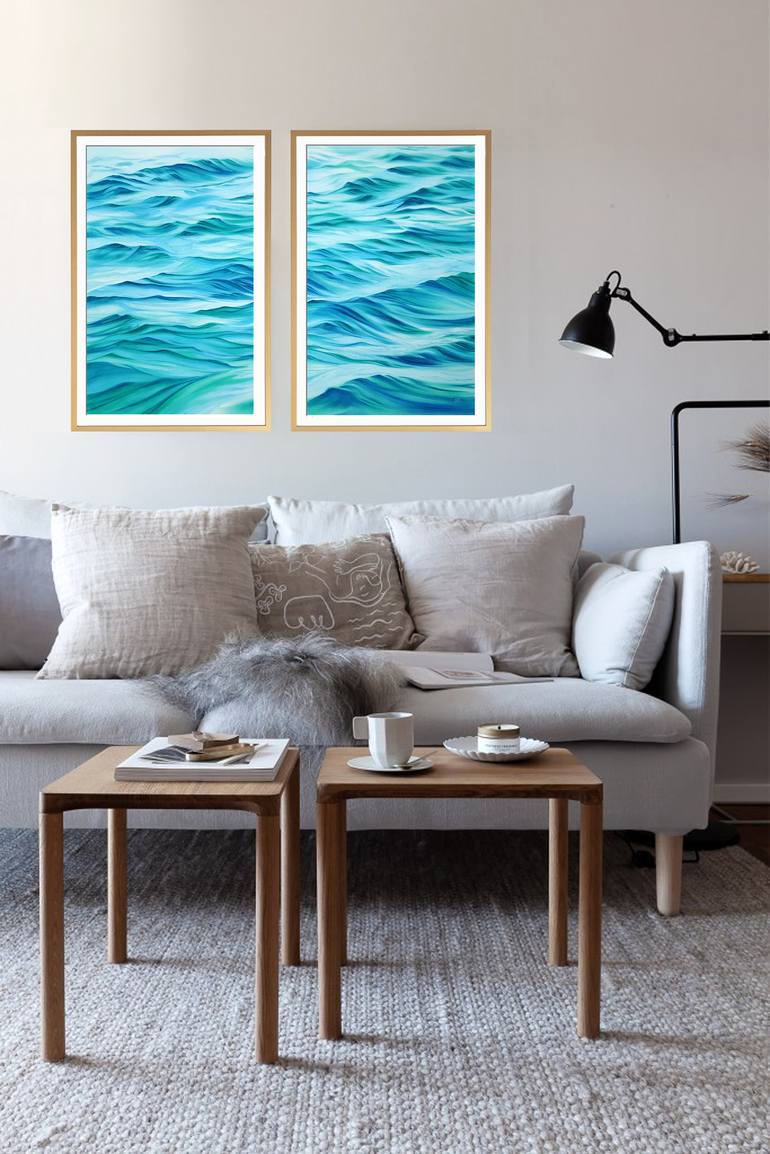 Original Photorealism Seascape Painting by Svetlana Lileeva