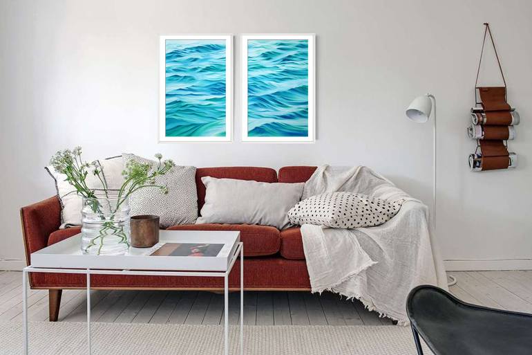 Original Photorealism Seascape Painting by Svetlana Lileeva