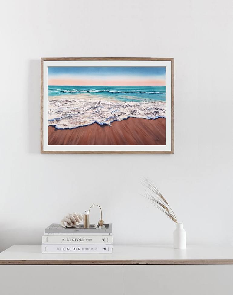 Original Impressionism Seascape Painting by Svetlana Lileeva