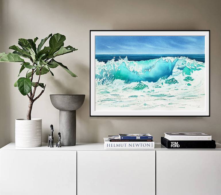 Original Realism Seascape Painting by Svetlana Lileeva