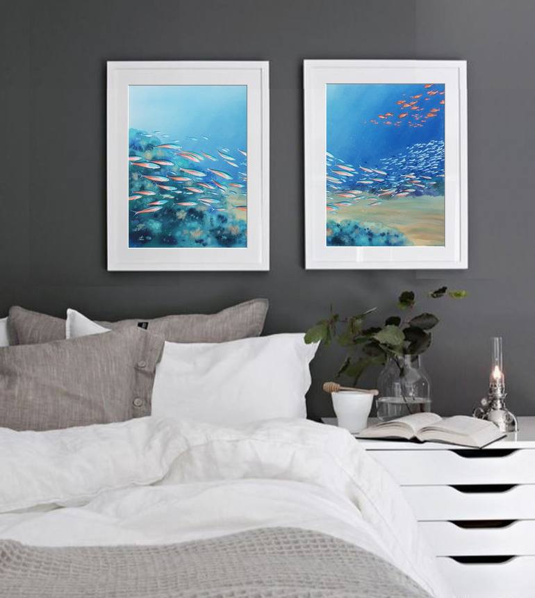 Original Photorealism Seascape Painting by Svetlana Lileeva