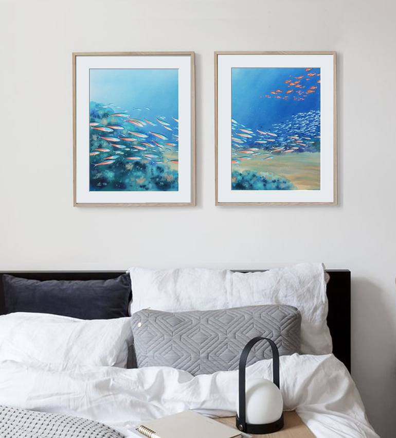 Original Photorealism Seascape Painting by Svetlana Lileeva