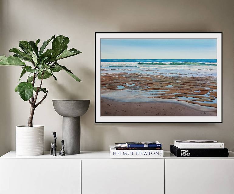 Original Photorealism Seascape Painting by Svetlana Lileeva