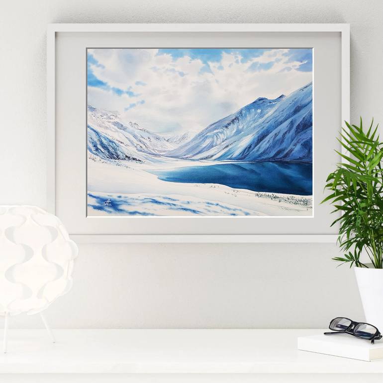 Original Photorealism Landscape Painting by Svetlana Lileeva