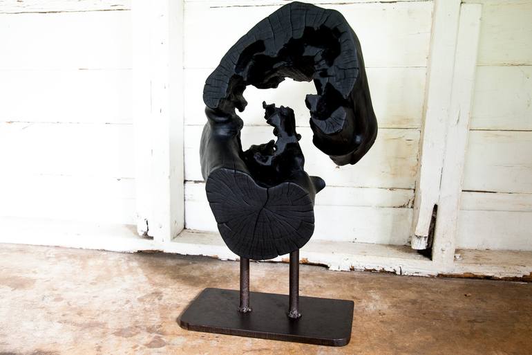 Original Abstract Expressionism Time Sculpture by Benjamin Arseguel