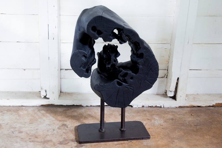 Original Abstract Expressionism Time Sculpture by Benjamin Arseguel