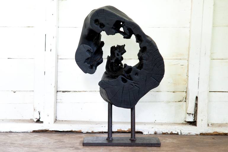 Original Abstract Expressionism Time Sculpture by Benjamin Arseguel