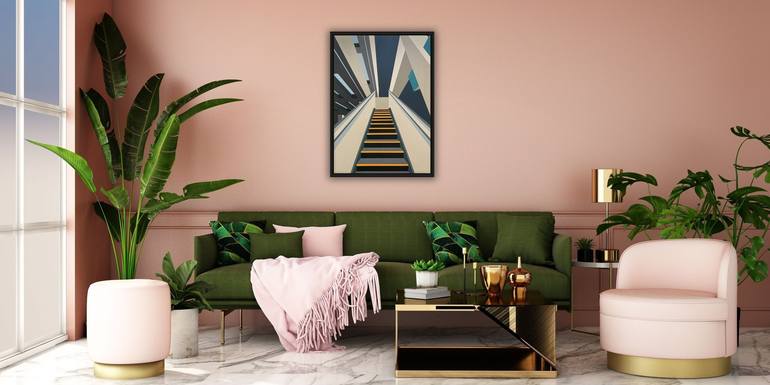 Original Architecture Painting by Tim Muddiman