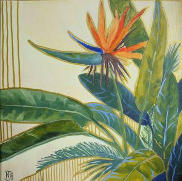 Print of Abstract Botanic Paintings by Nina Jayasinghe