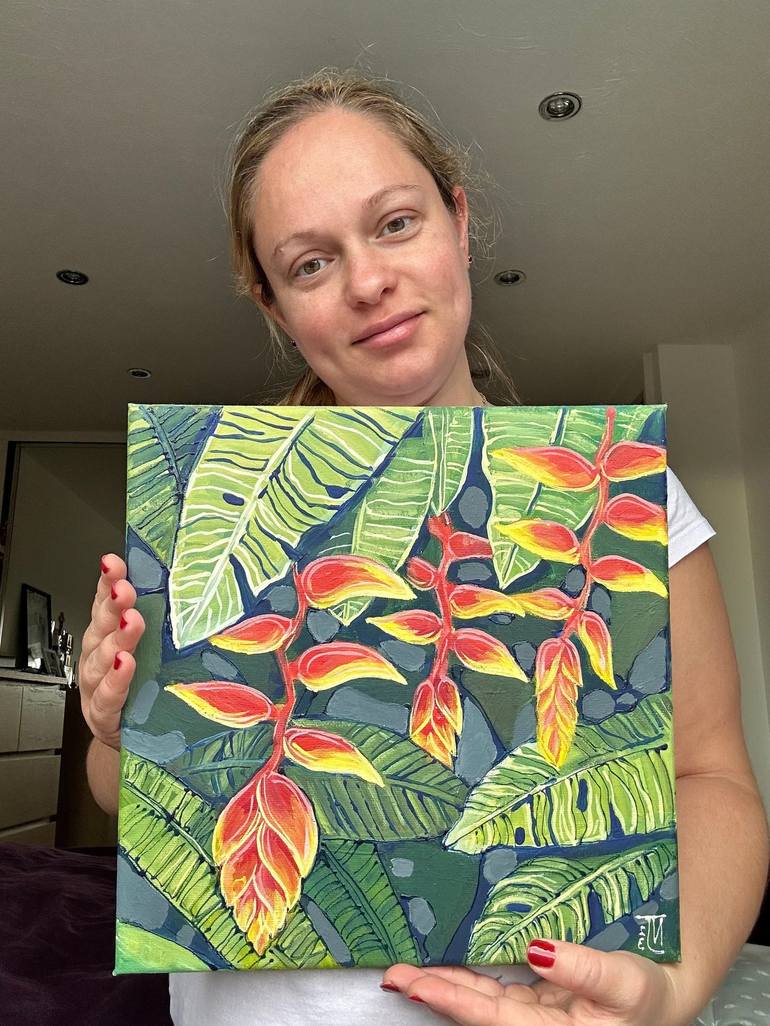 Original Botanic Painting by Nina Jayasinghe