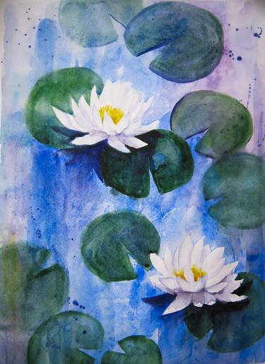Original Floral Paintings by Nina Jayasinghe