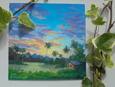 Original Impressionism Landscape Paintings by Nina Jayasinghe