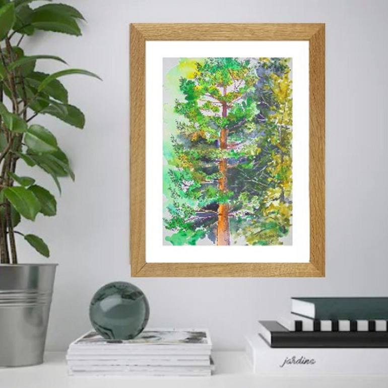 Original Nature Painting by Nina Jayasinghe