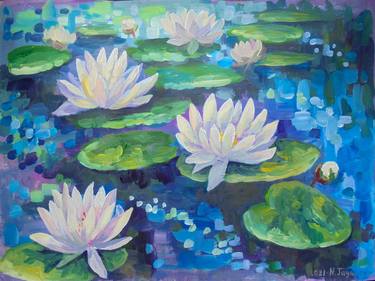 Original Floral Paintings by Nina Jayasinghe