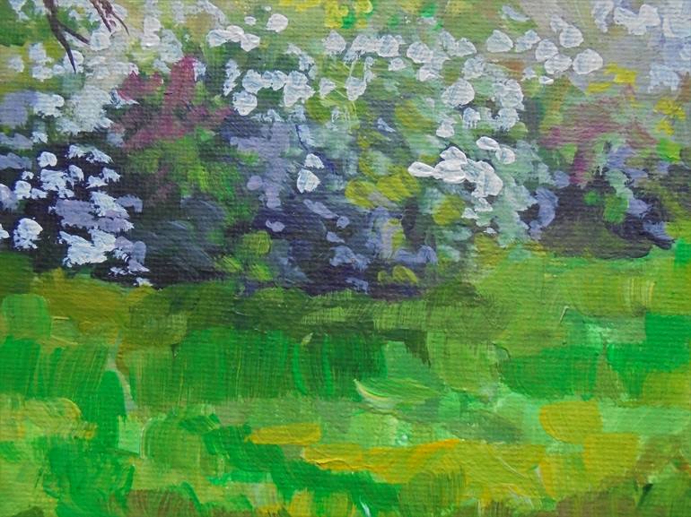 Original Impressionism Landscape Painting by Nina Jayasinghe