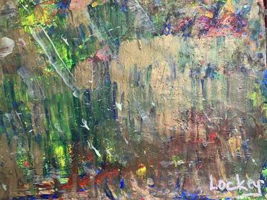 Original Abstract Expressionism Abstract Paintings by Lockey White