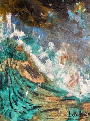 Original Abstract Landscape Paintings by Lockey White
