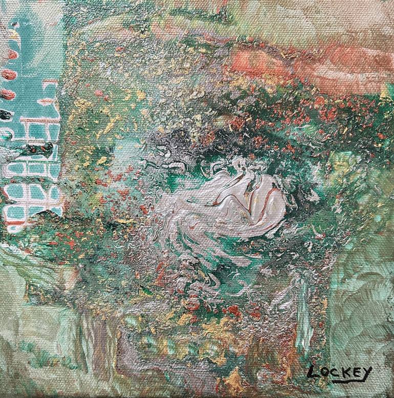 Original Abstract Expressionism Abstract Paintings by Lockey White