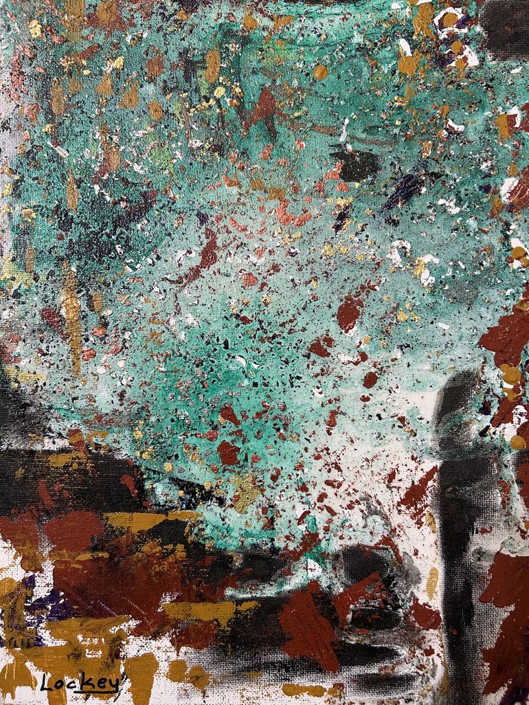Original Abstract Expressionism Abstract Paintings by Lockey White