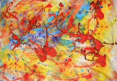 Original Fine Art Abstract Paintings by Ron Burkhardt