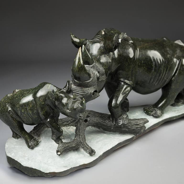 Original Fine Art Animal Sculpture by Mabwe  Gallery