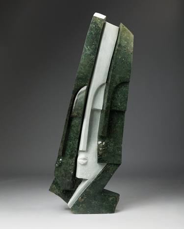 Original Abstract Family Sculpture by Mabwe Gallery
