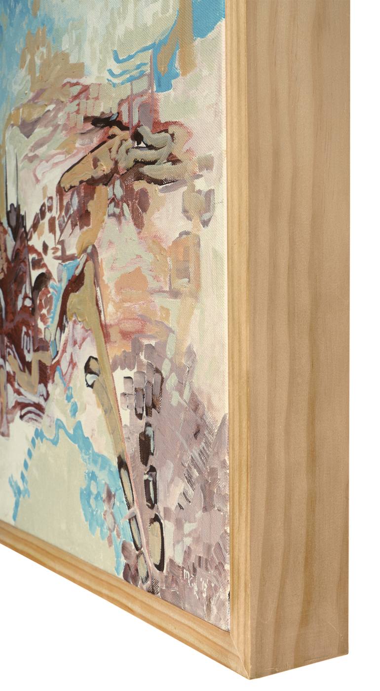 Original Abstract Expressionism Abstract Painting by M Kaudy