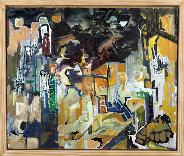 Original Contemporary Abstract Painting by M Kaudy