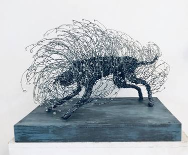 Original Figurative Animal Sculpture by Annie Glass