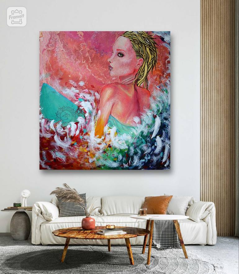 Original Abstract People Painting by Christina Martine