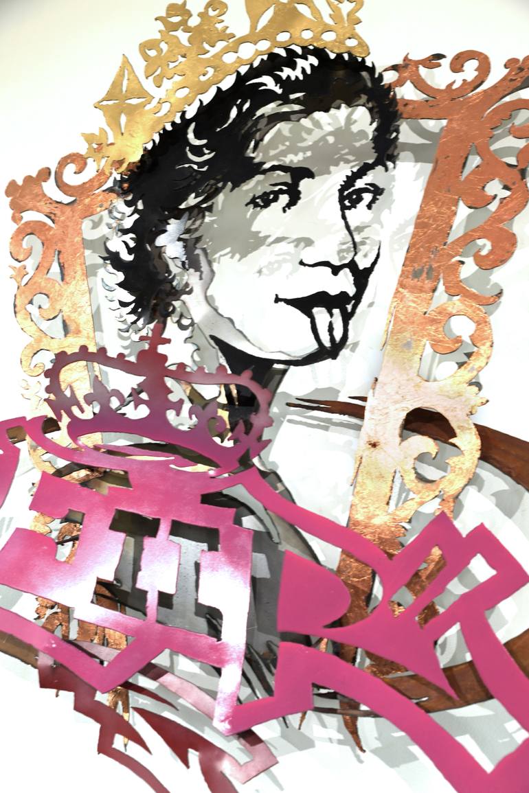 Original Baroque Pop Culture/Celebrity Sculpture by Frederic Daty